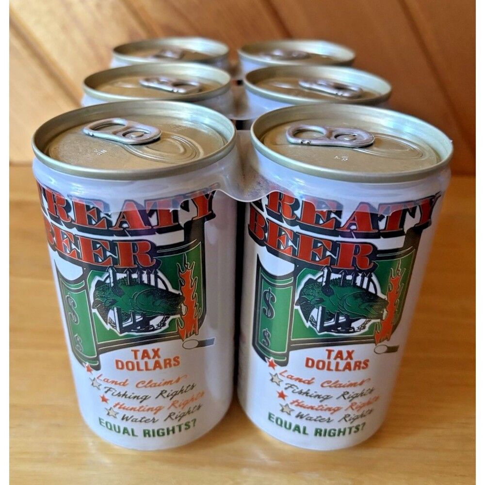 Treaty Beer - Bottom Opened - Tarc Brewing Co, Eau Claire, WI Vintage 6-Pack